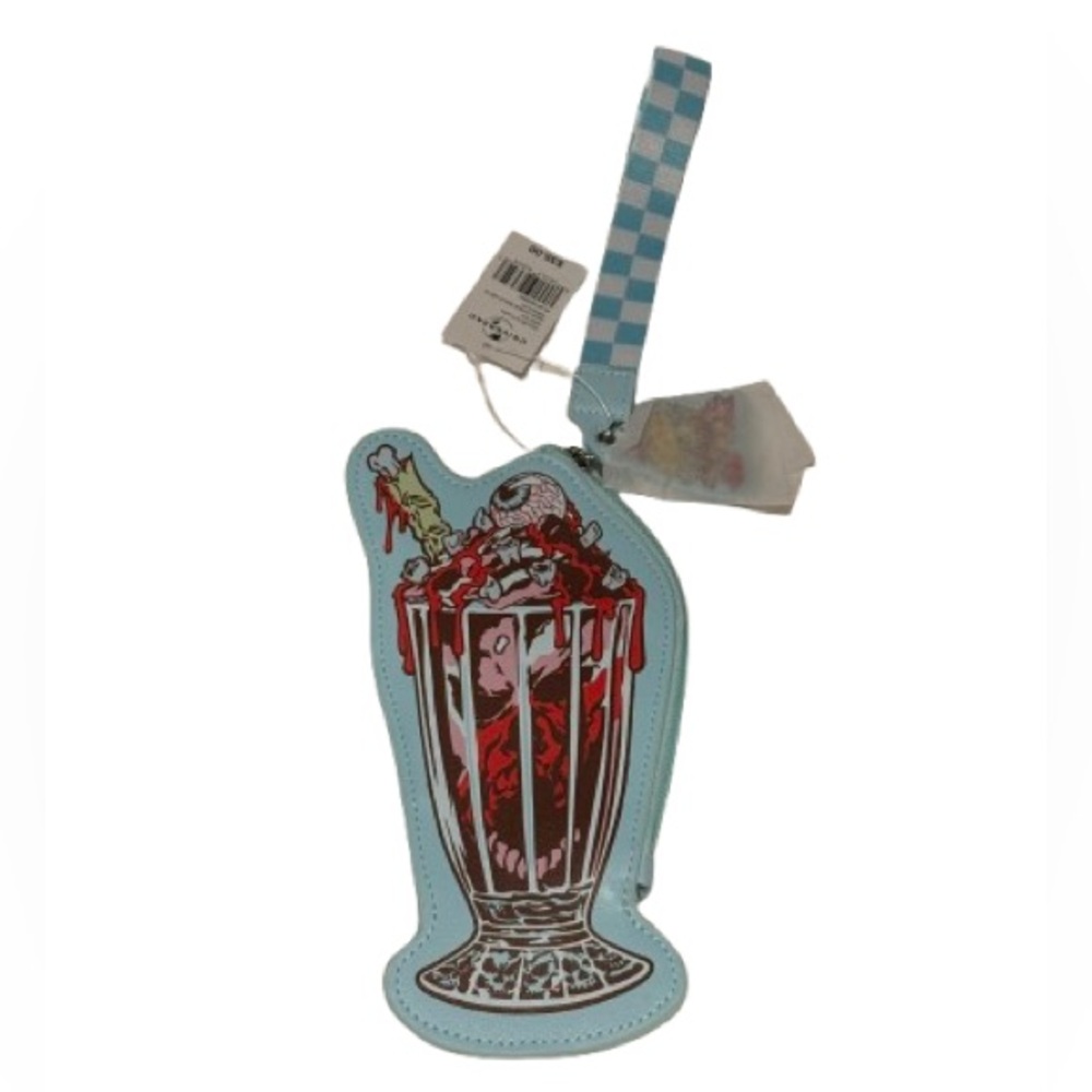 NWT Universal Studios Mel’s Die-In Zombie Milkshake Wristlet Coin HHN